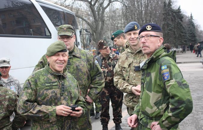 ОБСЕ: из центра Донецка велся обстрел, украинские силовики город не бомбили